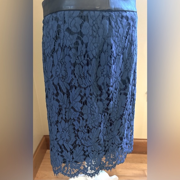 Blue Lace skirt—so cute - Picture 1 of 5